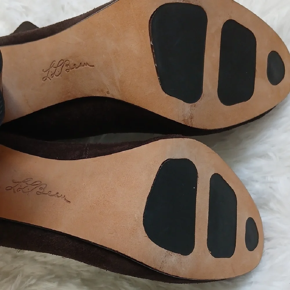 L.L. Bean Dark Brown Women's Ankle Strap‎  Heels Size 6.5 M